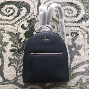 Kate Spade Blazer Blue Leather Backpack Bag